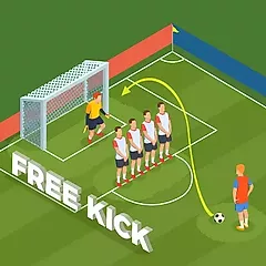 play Coup franc au football